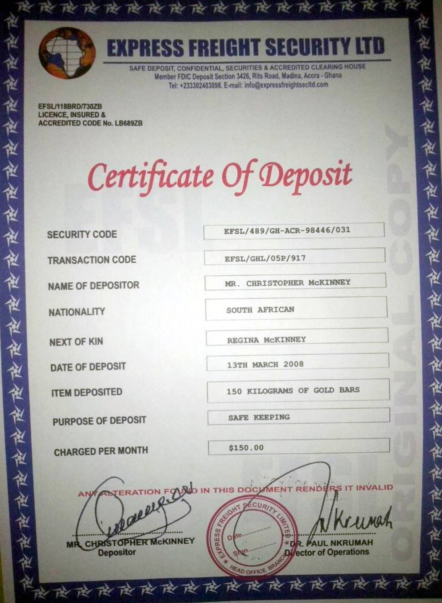 Negotiable certificate of deposit in india
