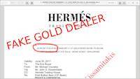 Hermes Trading House and fraudulent gold deals